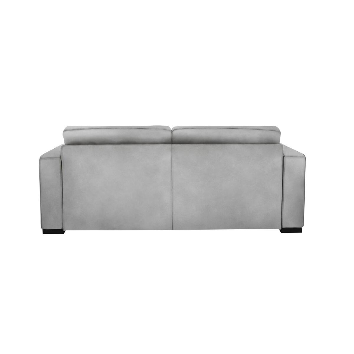 Siesta 2.5 Seater Leather Sofa Bed - Grey – image 6