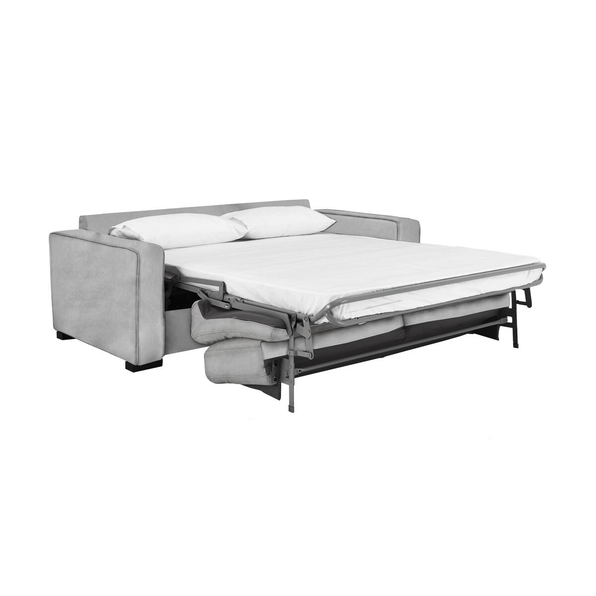 Siesta 2.5 Seater Leather Sofa Bed - Grey – image 7