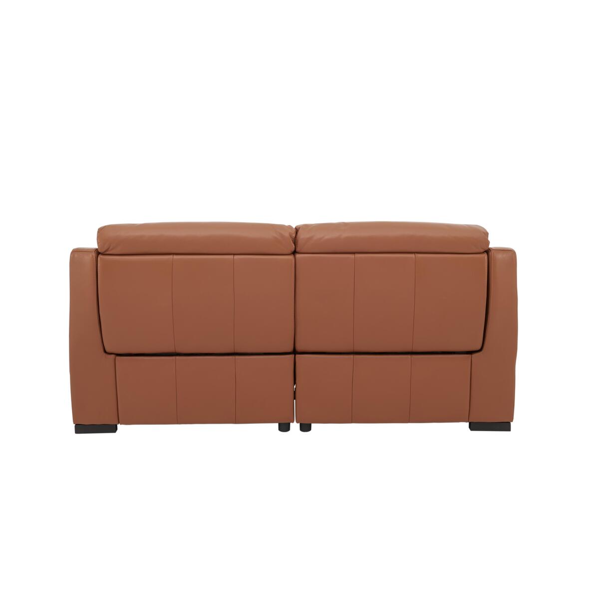 Ease 3 Seater Leather Recliner Sofa - Red – image 5