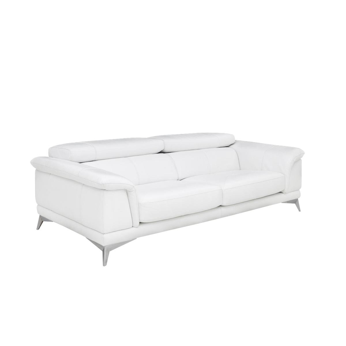 Corium Echo Large 3 Seater Classic Back Leather Sofa - Beige - By Furniture Village – image 4