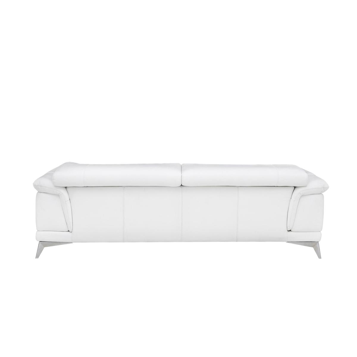 Corium Echo Large 3 Seater Classic Back Leather Sofa - Beige - By Furniture Village – image 6