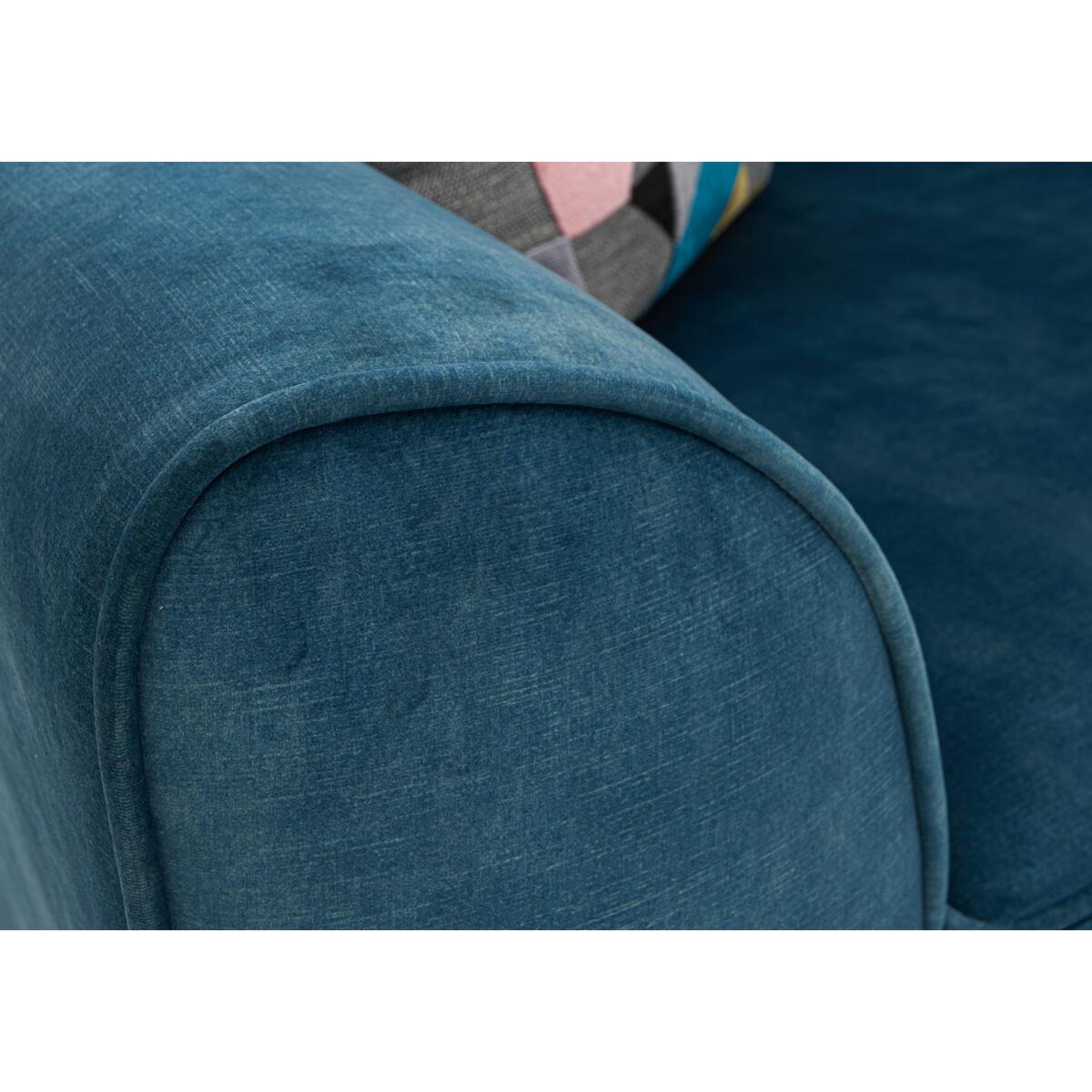 Isla 3 Seater Classic Back Fabric Sofa - Green – image 3