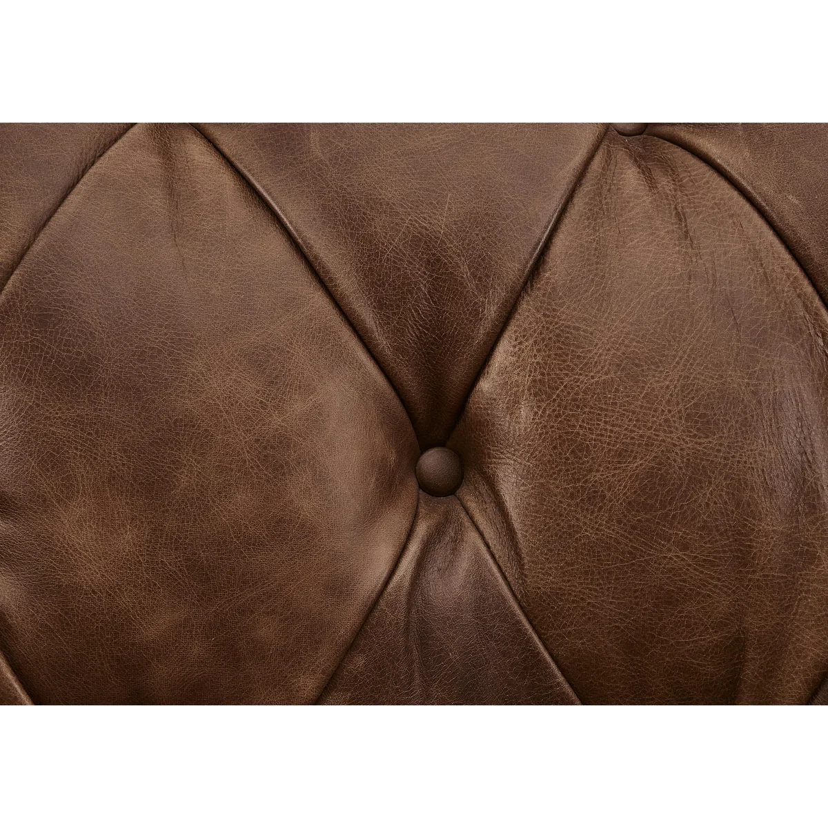 Alexander and James - New England Newport 4 Seater Leather Sofa - Brown – image 7