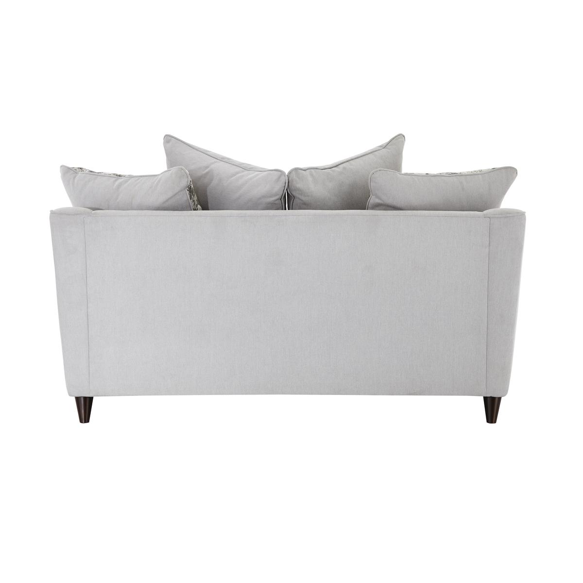 Carrara 2 Seater Pillow Back Fabric Sofa - Grey - By Furniture Village – image 3