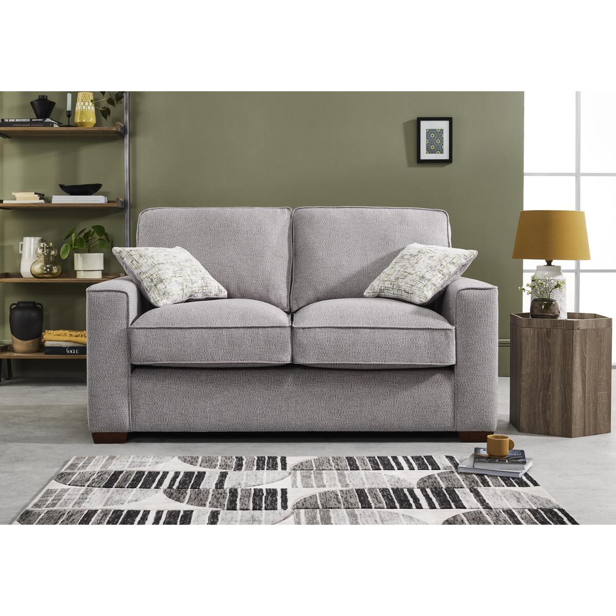 Comfi 3 Seater Fabric Sofa - Grey – image 2