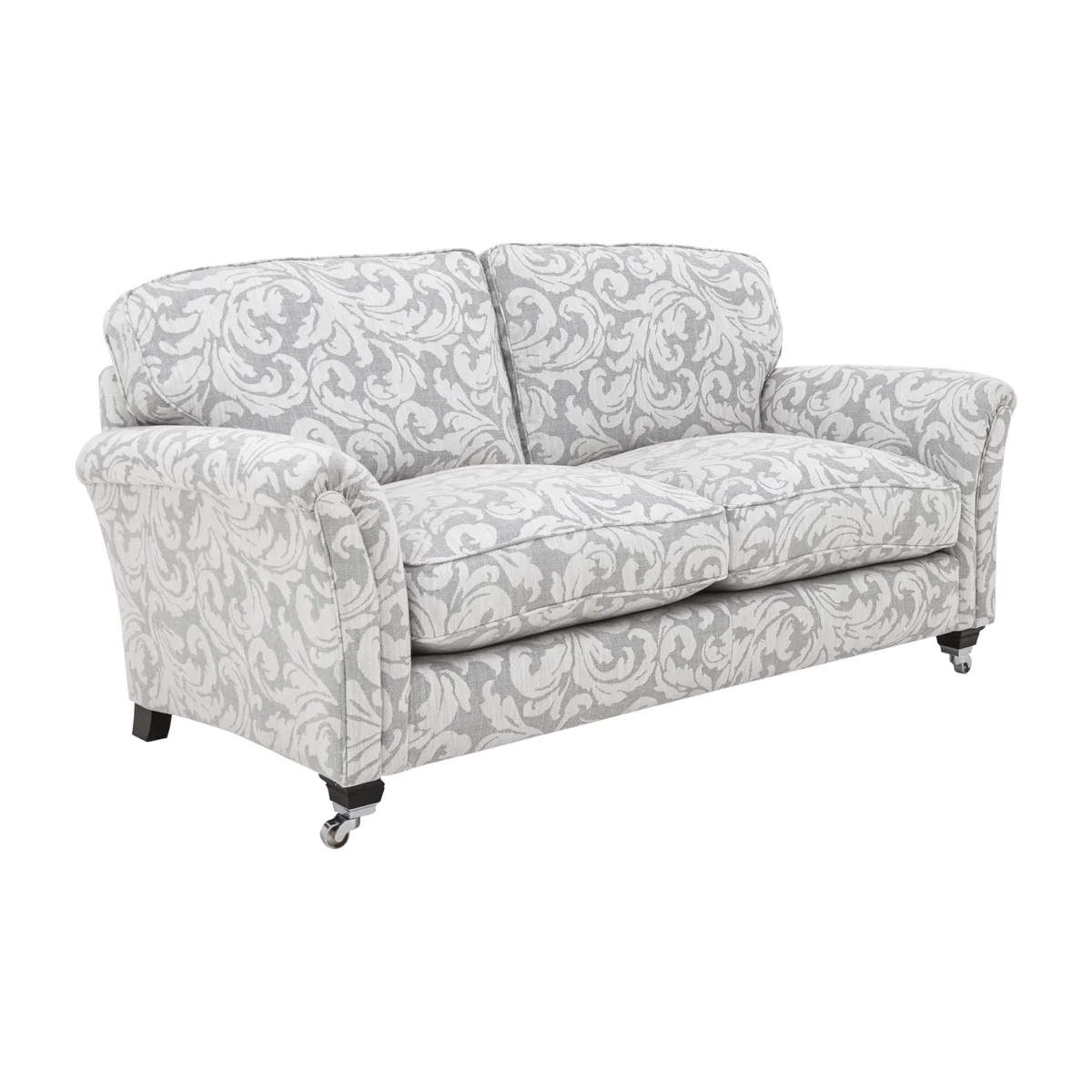 Parker Knoll - Devonshire Large 2 Seater Classic Back Fabric Sofa - Grey – image 1