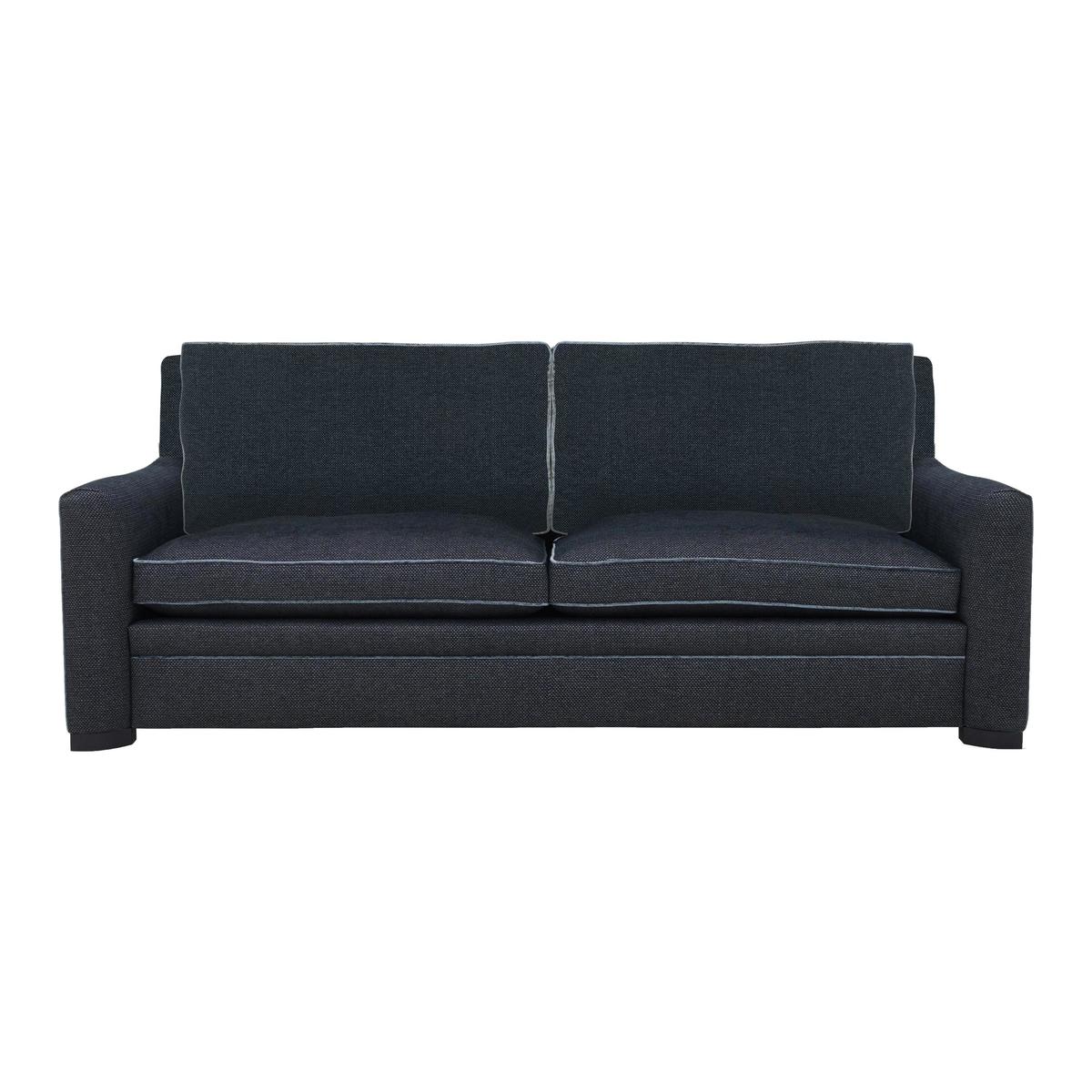 Duresta - The Prestige Collection Bayswater 4 Seater Fabric Classic Back Sofa - Blue – image 1