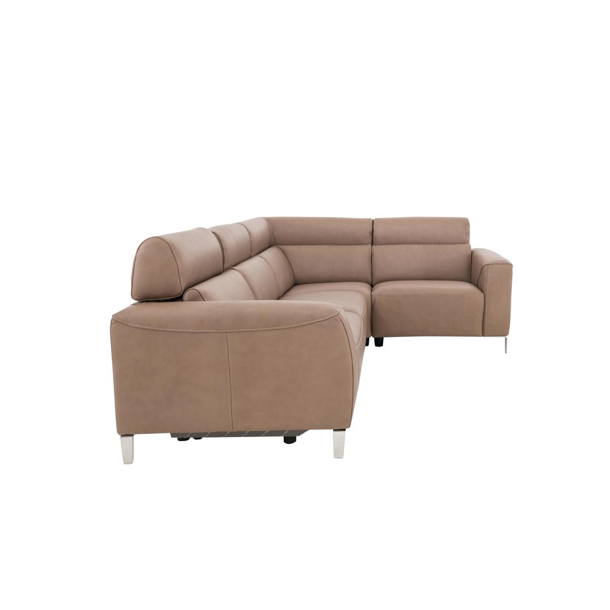 Nicoletti - Lusso Leather Power Recliner Corner Sofa with Power Headrests – image 7
