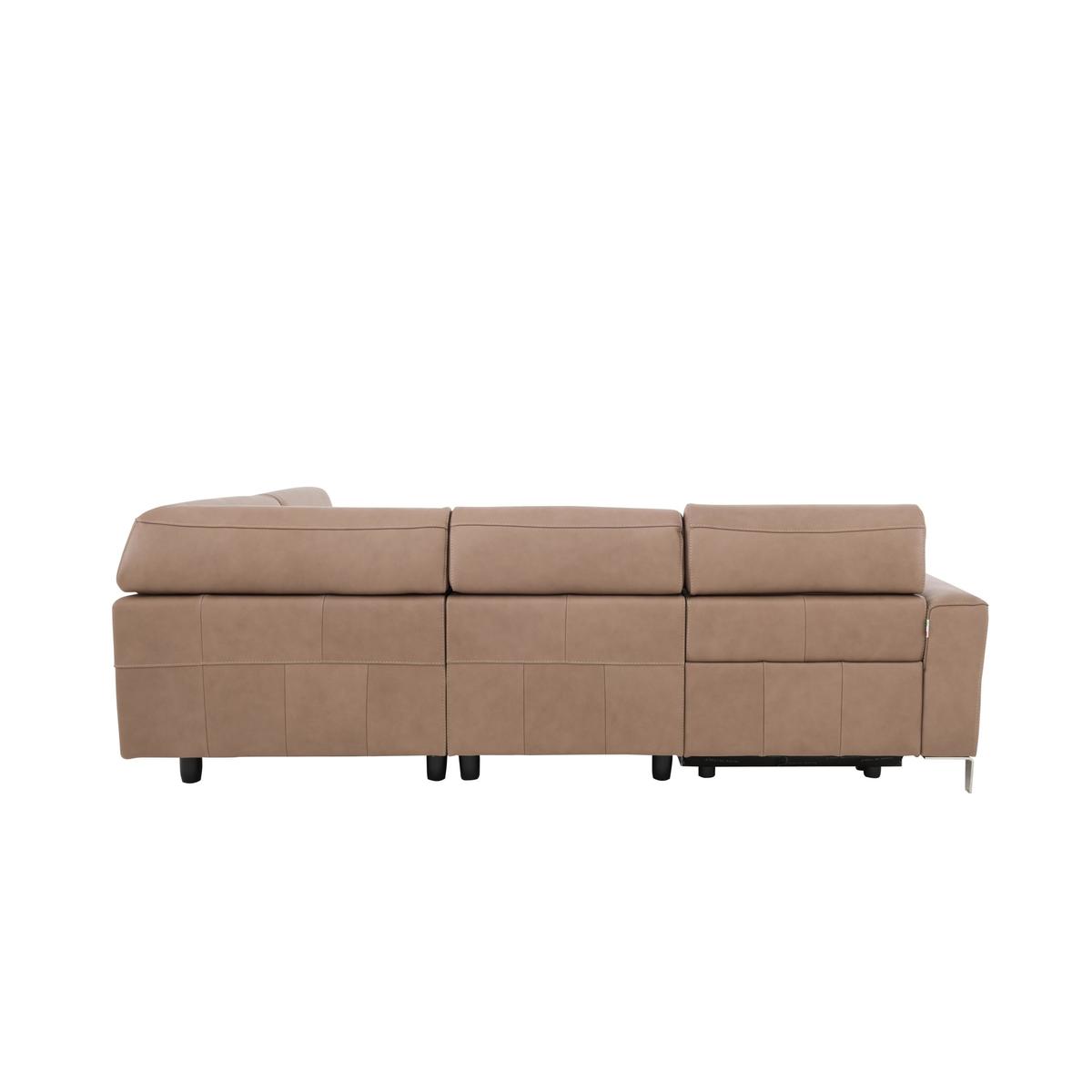 Nicoletti - Lusso Leather Power Recliner Corner Sofa with Power Headrests – image 8
