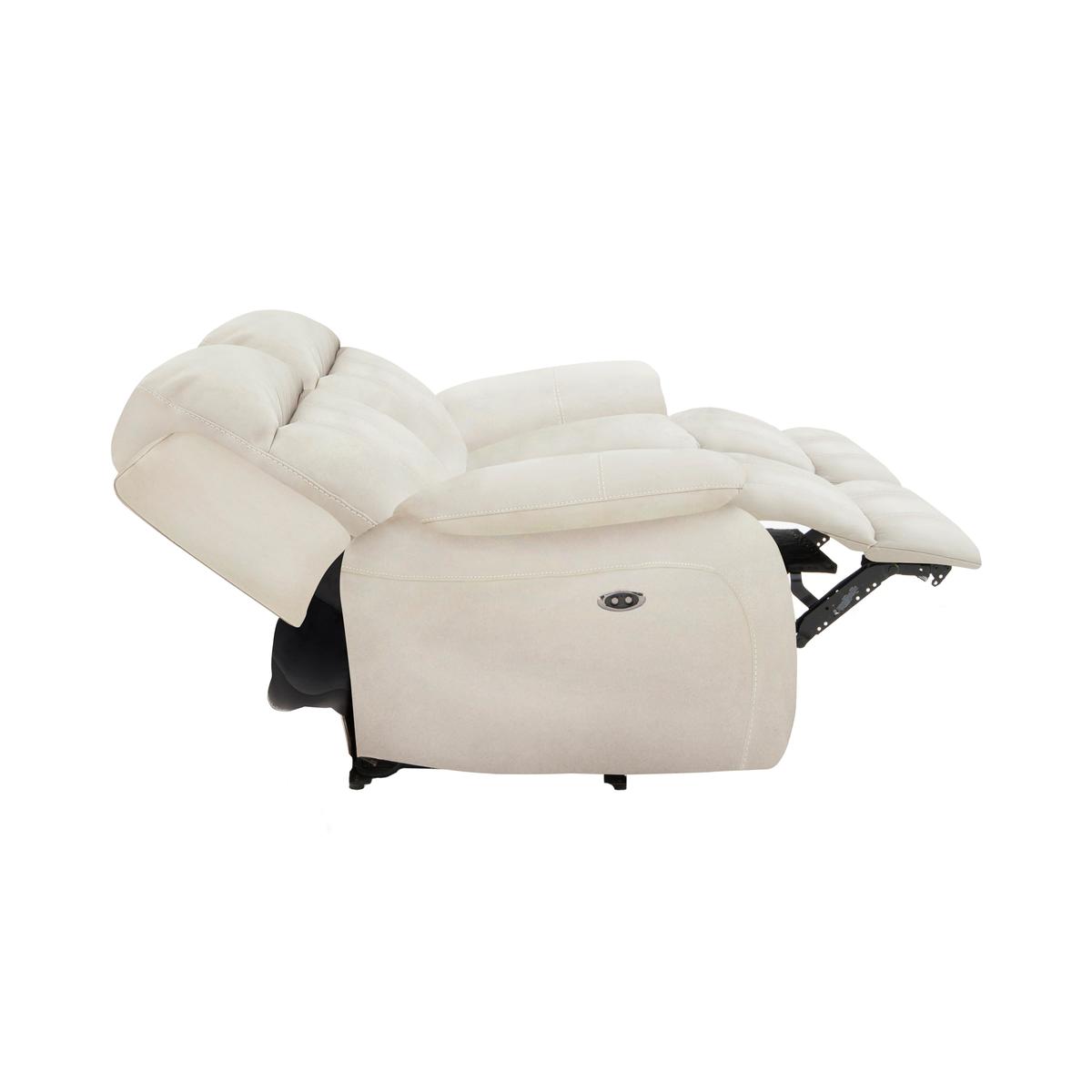 Moreno 2 Seater Fabric Manual Recliner Sofa - Beige - By Furniture Village – image 3