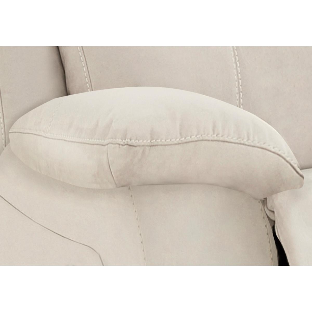 Moreno 2 Seater Fabric Manual Recliner Sofa - Beige - By Furniture Village – image 4