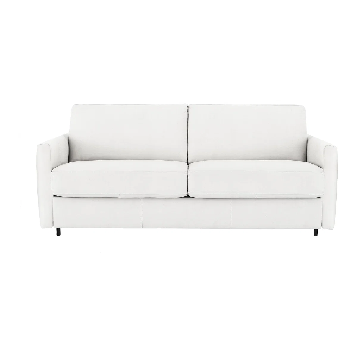 Nicoletti - Alcova 3 Seater Fabric Sofa Bed with Slim Arms - White – image 1