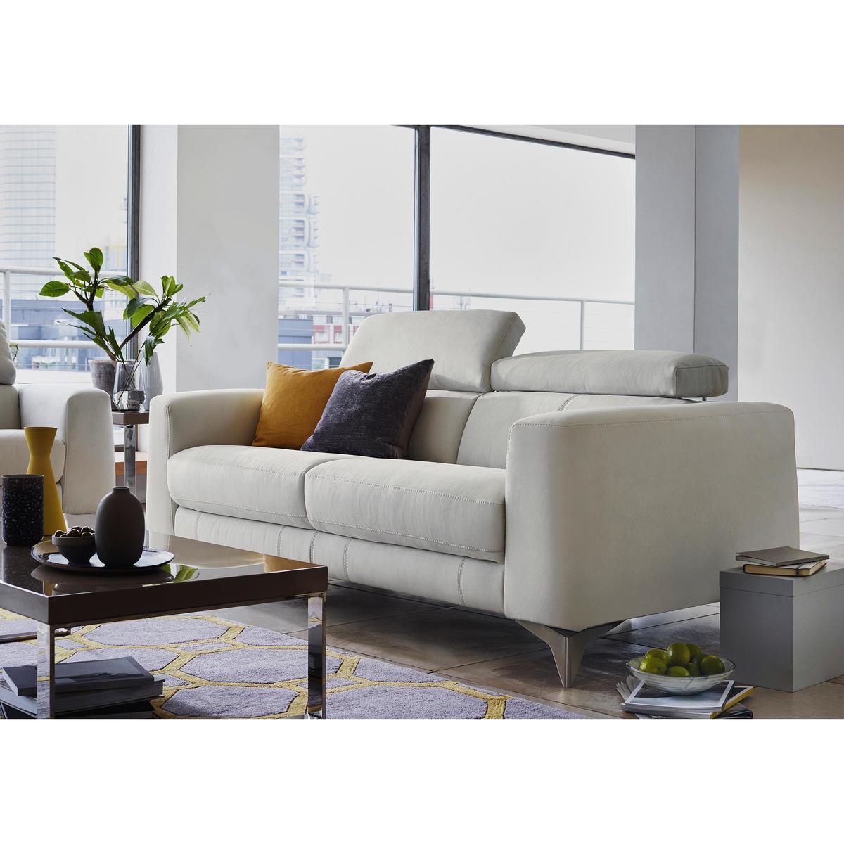 Flavio 2 Seater Fabric Sofa - Beige - By Furniture Village – image 2