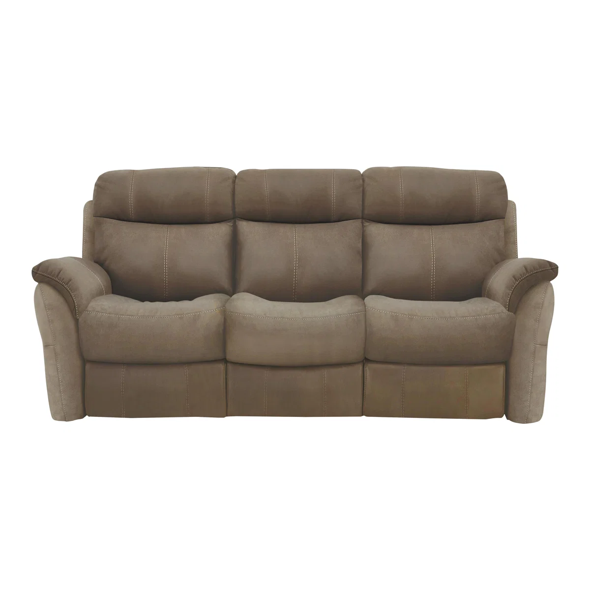 Relax Station Revive 3 Seater Fabric Sofa - Brown