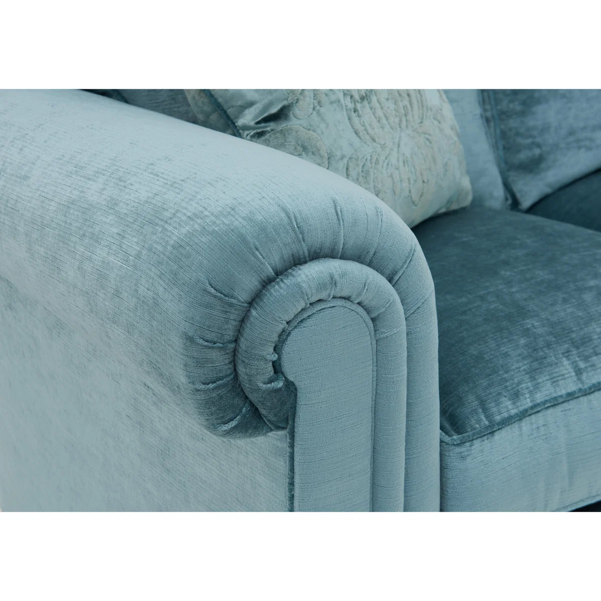 Duresta - Chelsea Village 3 Seater Fabric Sofa - Teal – image 2