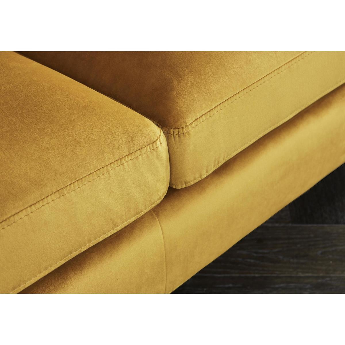 Jewels 2.5 Seater Fabric Sofa - Yellow - By Furniture Village – image 7