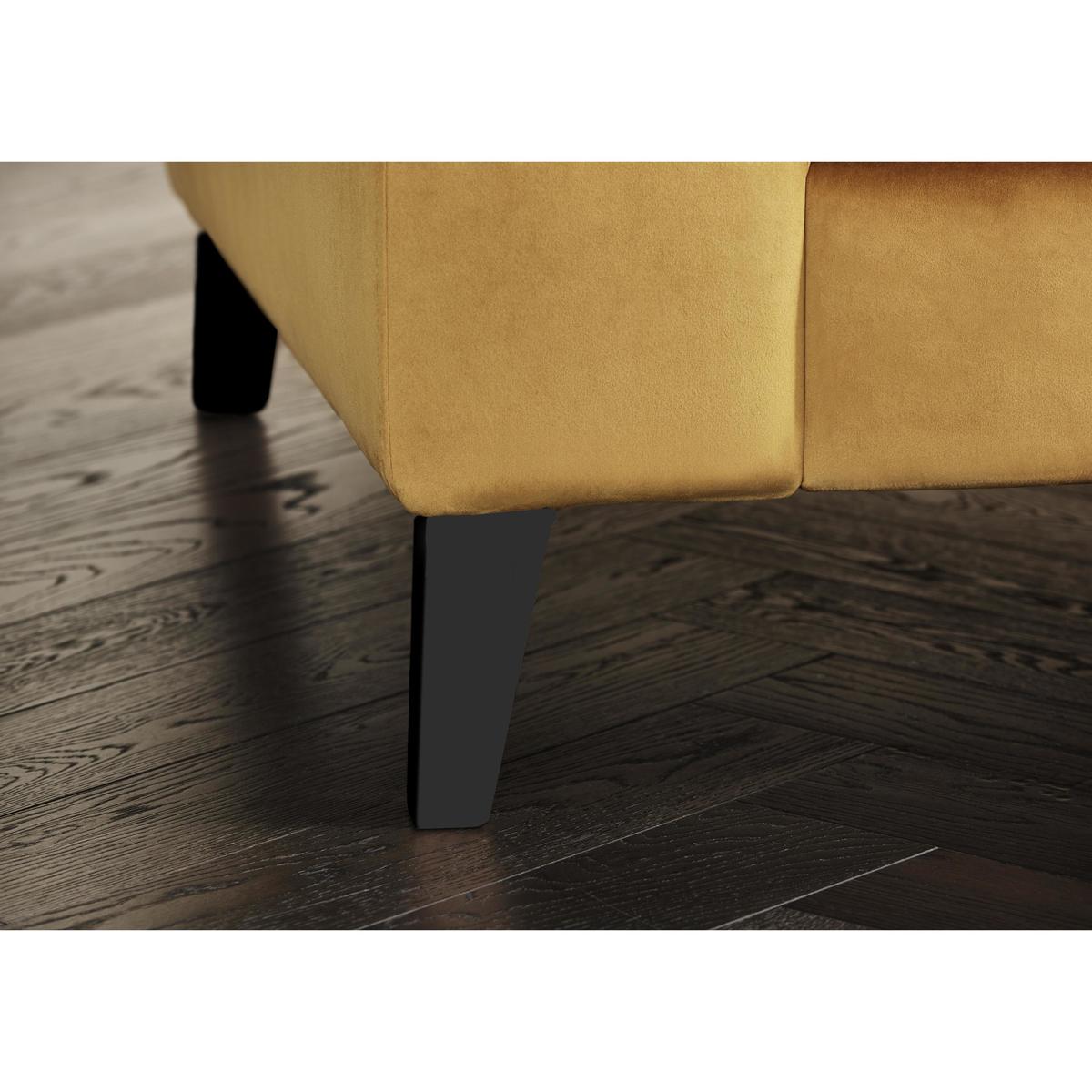 Jewels 2.5 Seater Fabric Sofa - Yellow - By Furniture Village – image 8