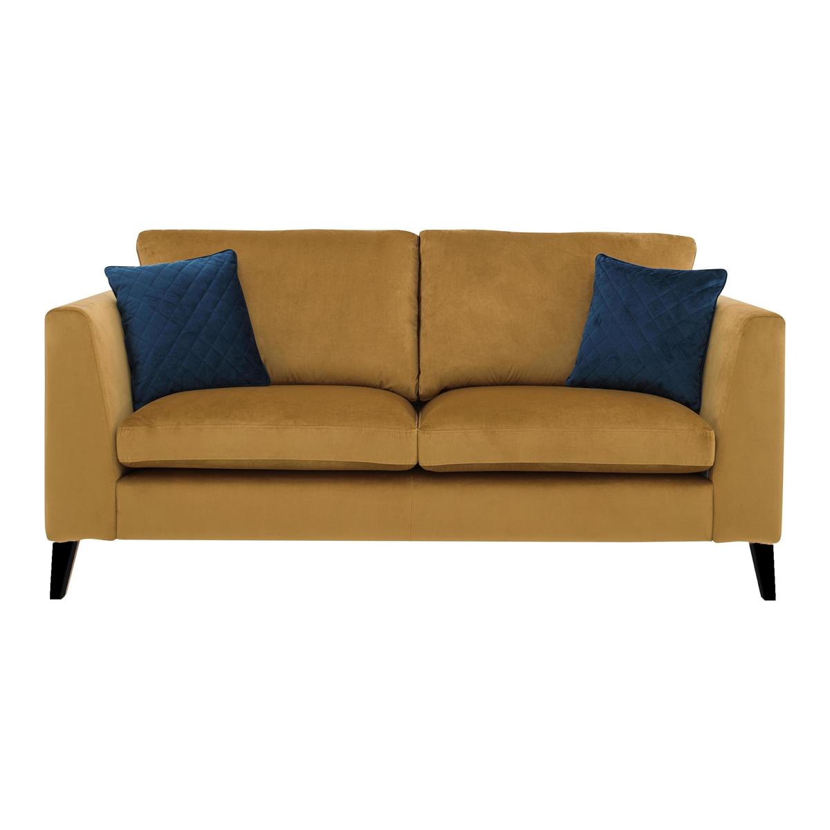 Jewels 2.5 Seater Fabric Sofa - Yellow - By Furniture Village – image 2