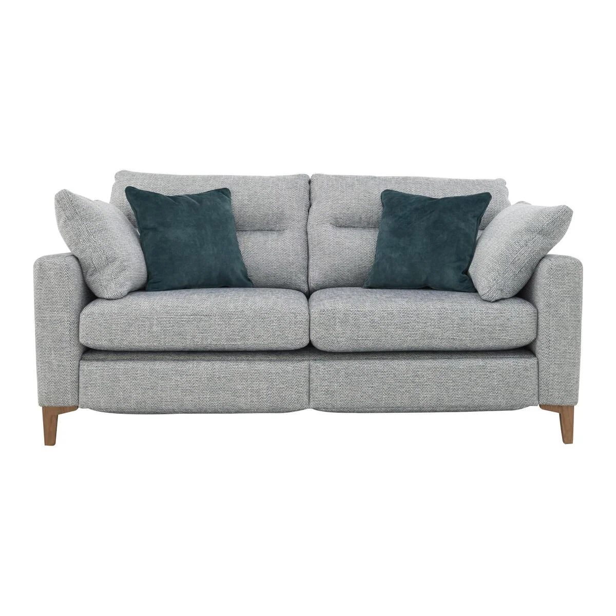 Uniqa 2 Seater Fabric Sofa - Grey