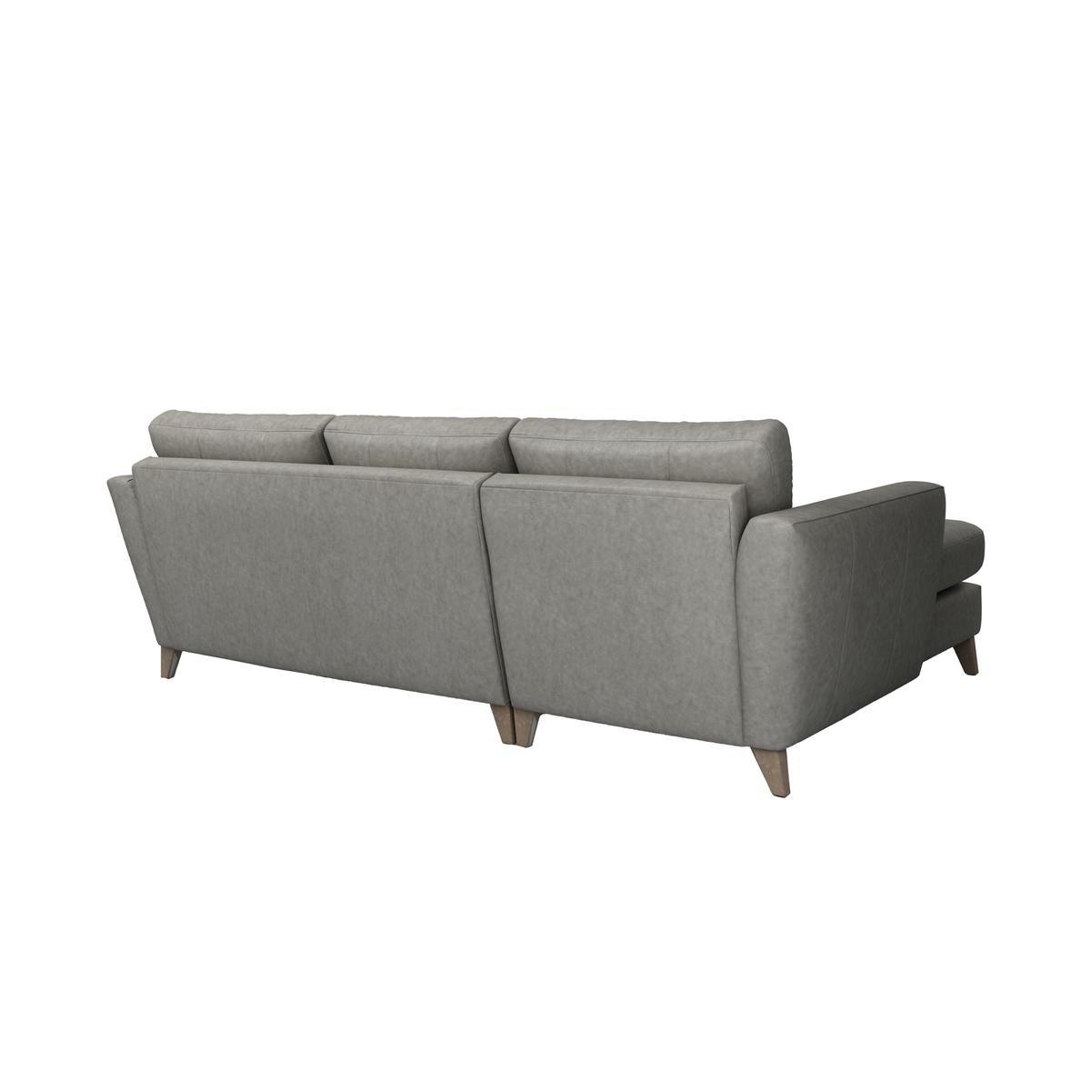 The Lounge Co. - Hermione Leather Corner Sofa with Chaise End - Brown – image 5