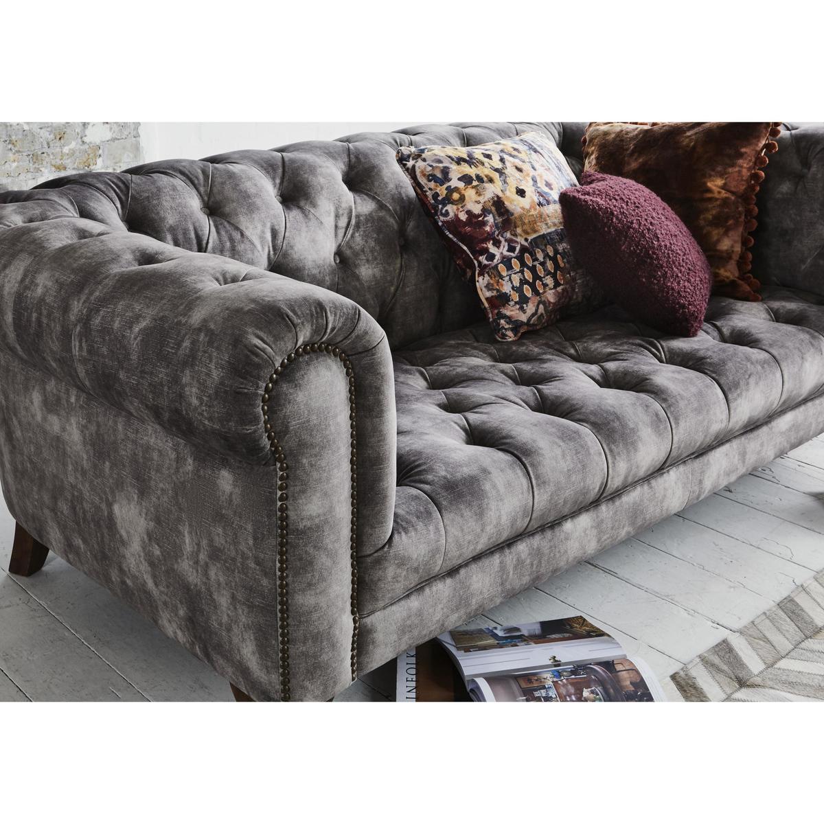 Alexander and James - Camden Collection Hampton 4 Seater Fabric Sofa - Green – image 3