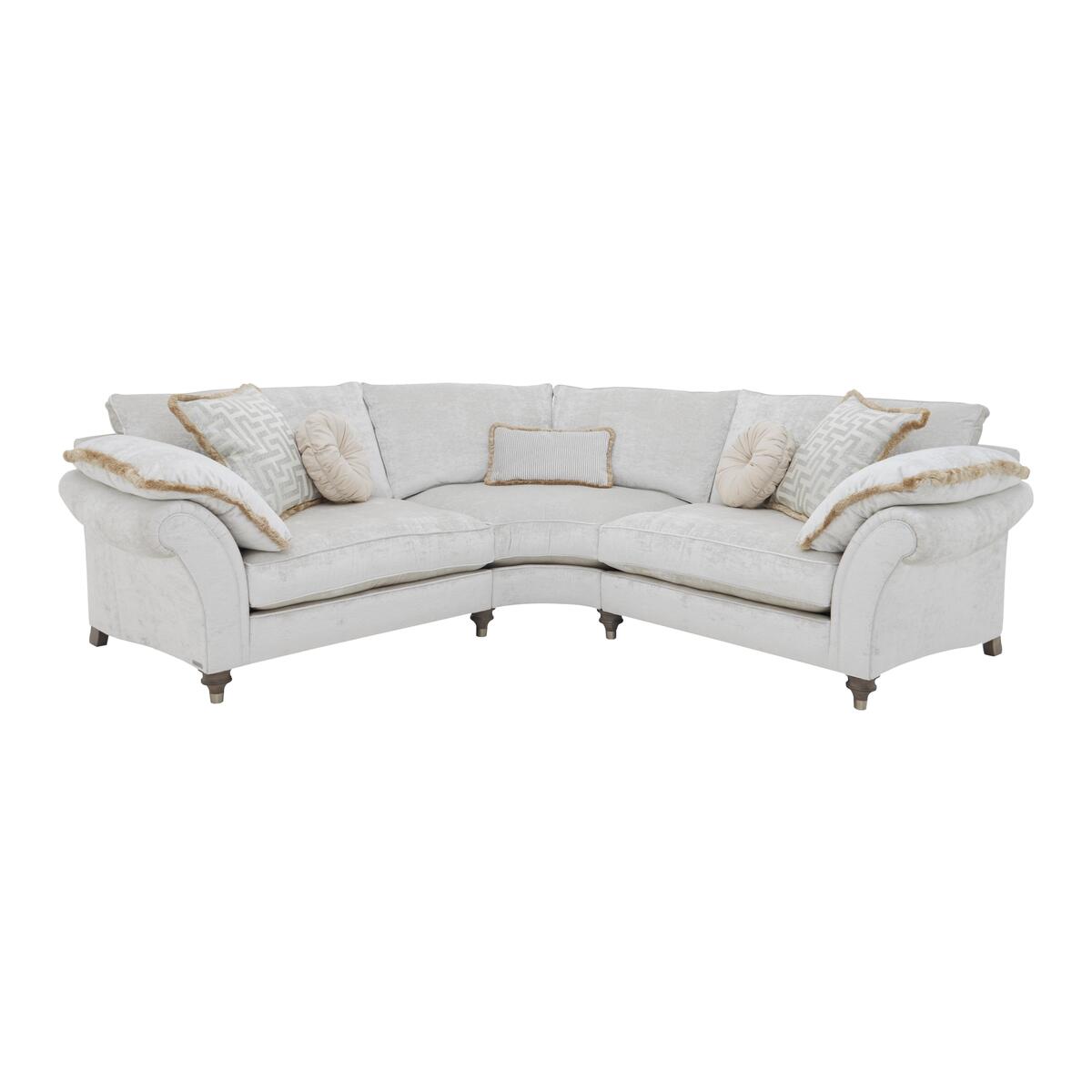 Duresta - Princeton Small Fabric Corner Sofa - Cream – image 1