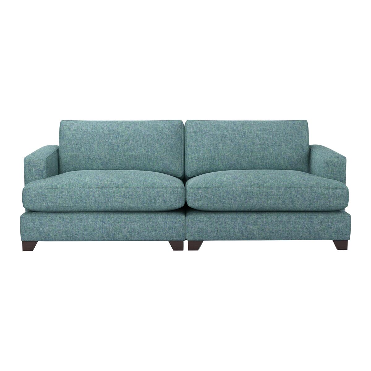 The Lounge Co. - Lorrie 4 Seater Fabric Sofa - Blue – image 1