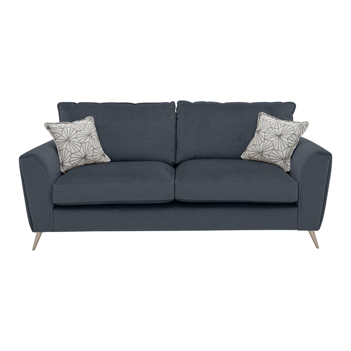 Gabriella 3 Seater Fabric Sofa – image 1