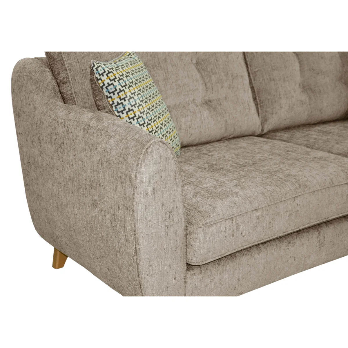 Kandi 4 Seater Fabric Sofa - Blue - By Furniture Village – image 2
