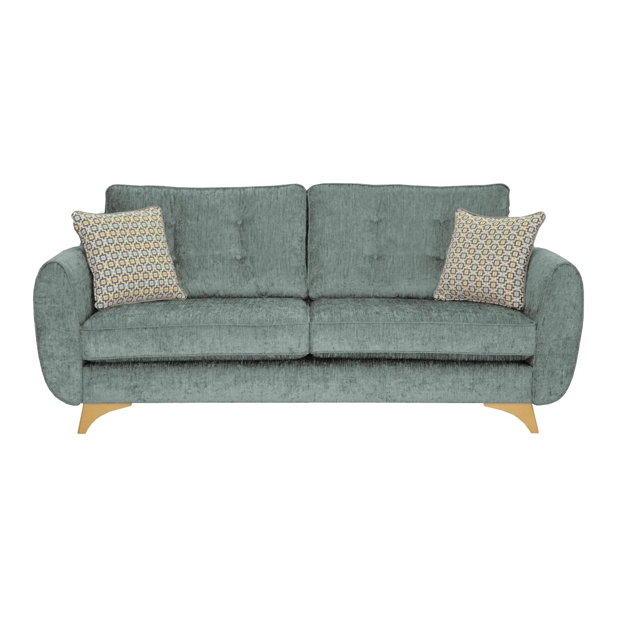 Kandi 4 Seater Fabric Sofa - Blue - By Furniture Village – image 1