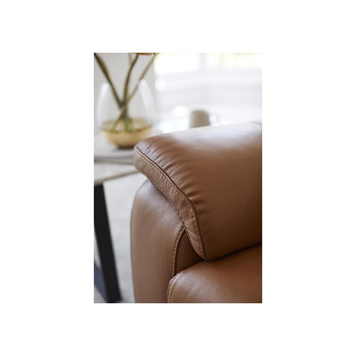 Ease 2 Seater Leather Recliner Sofa - Black - By Furniture Village – image 7