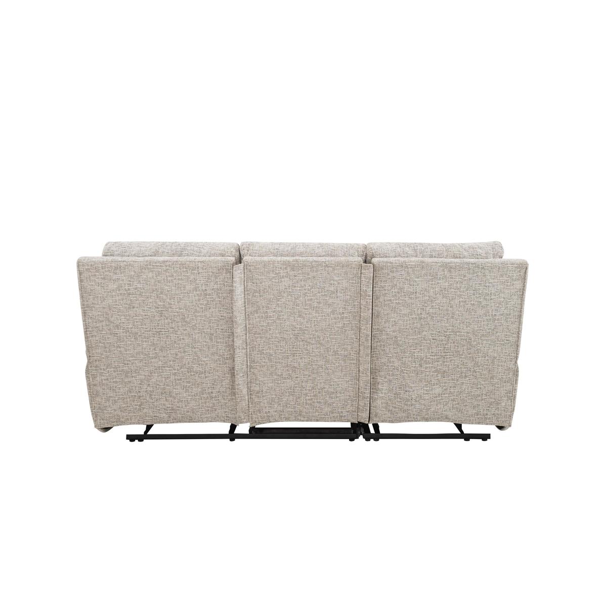 Comfort Story - Verse 3 Seater Fabric Manual Recliner Sofa - Beige – image 5