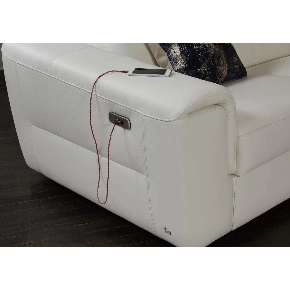 Nicoletti - Figaro 3 Seater Leather Recliner Sofa – image 4