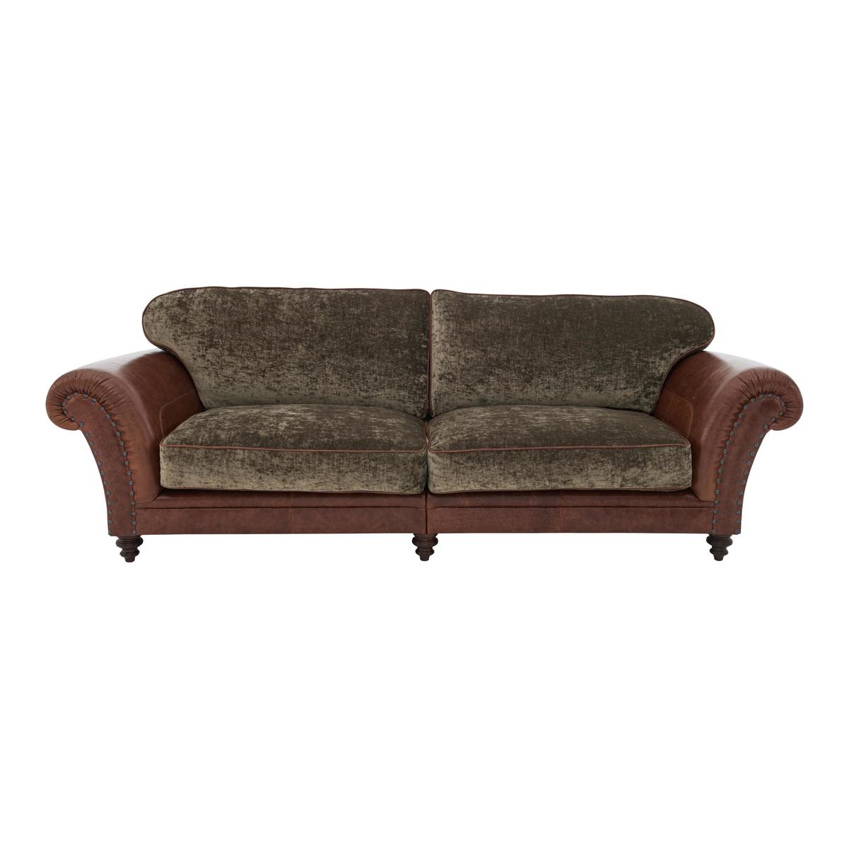 Tetrad - Northwood 4 Seater Classic Back Leather Sofa - Brown – image 2
