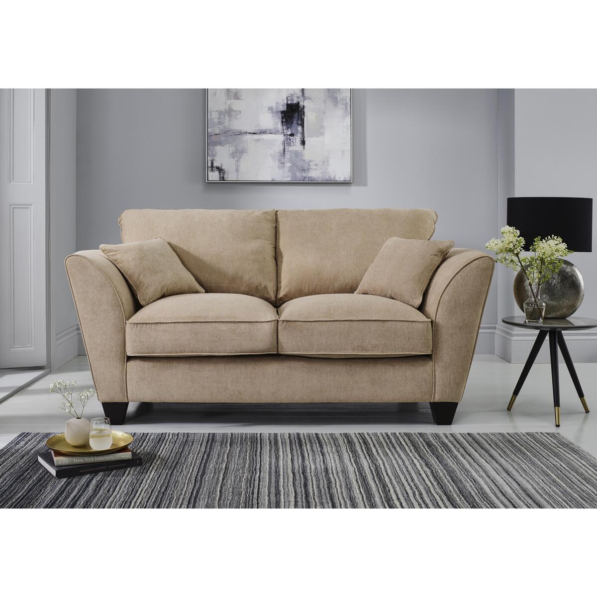 Tangier 3 Seater Classic Back Fabric Sofa – image 2
