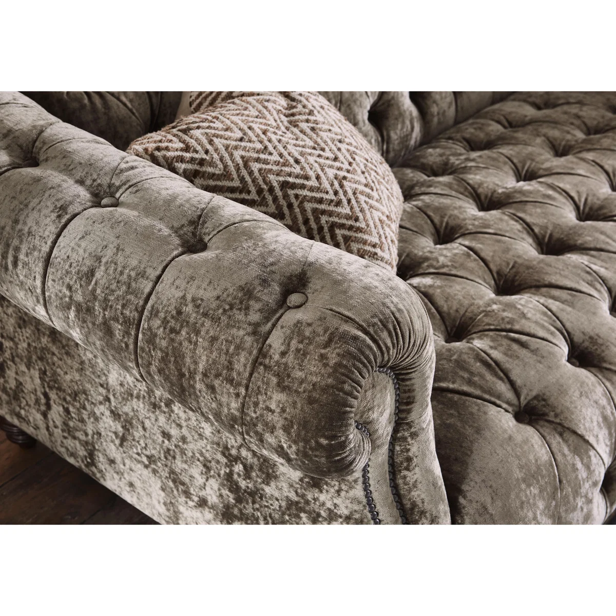 Tetrad - Southwood 4 Seater Velvet Sofa - Brown – image 3