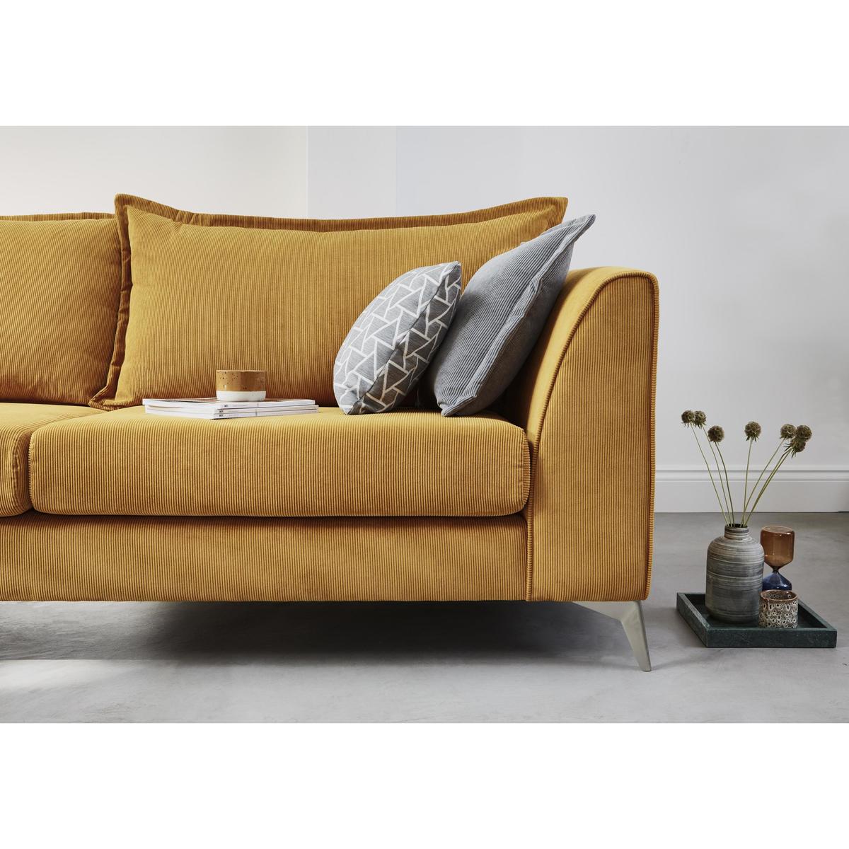 Lolly 4 Seater Fabric Sofa - Blue - By Furniture Village – image 2