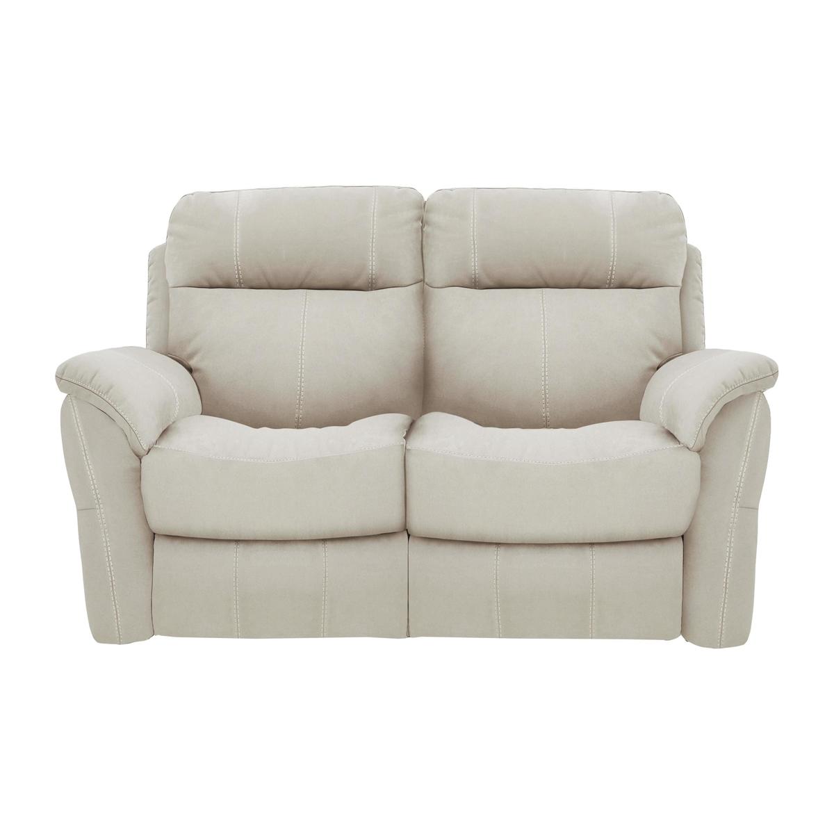 Relax Station Revive 2 Seater Fabric Recliner Sofa - Beige - By Furniture Village – image 1