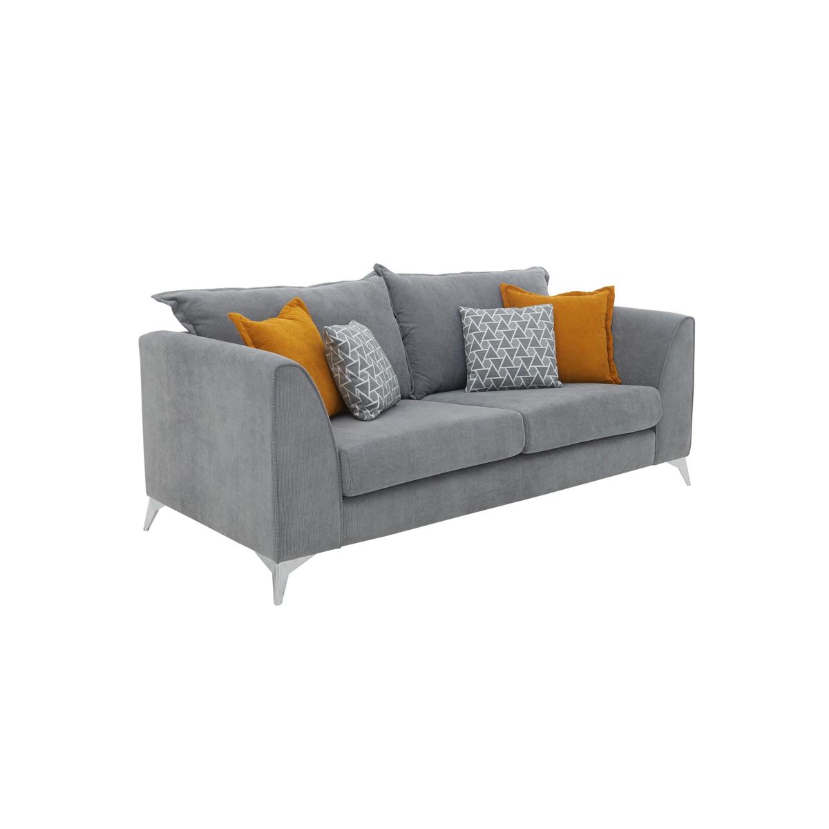 Lolly 3 Seater Fabric Sofa - Blue - By Furniture Village – image 4