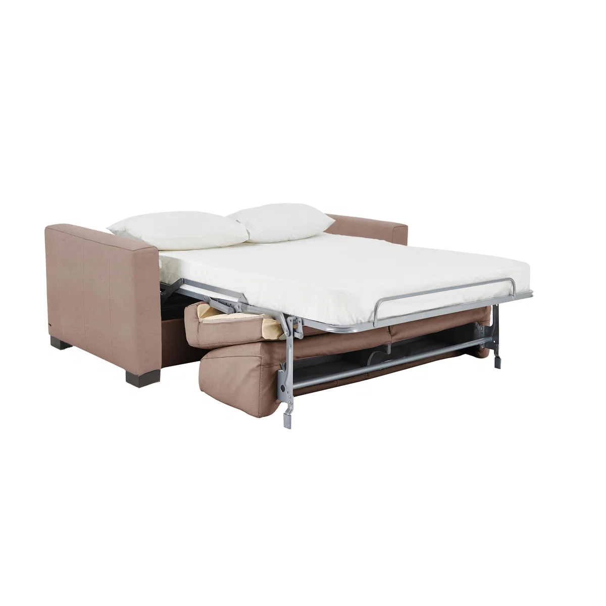 Nicoletti - Alcova 2 Seater Fabric Sofa Bed with Box Arms - Black – image 5