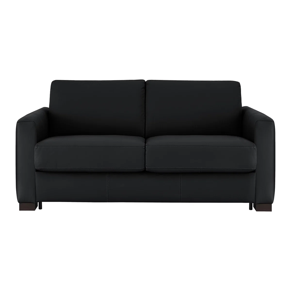 Nicoletti - Alcova 2 Seater Fabric Sofa Bed with Box Arms - Black – image 1
