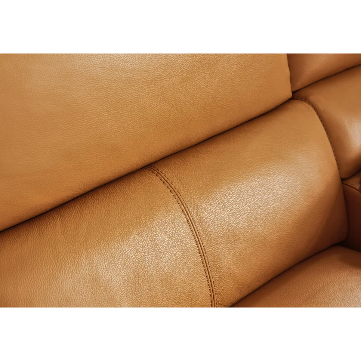 Odyssey 2 Seater Leather Static Sofa - Grey- World of Leather – image 2