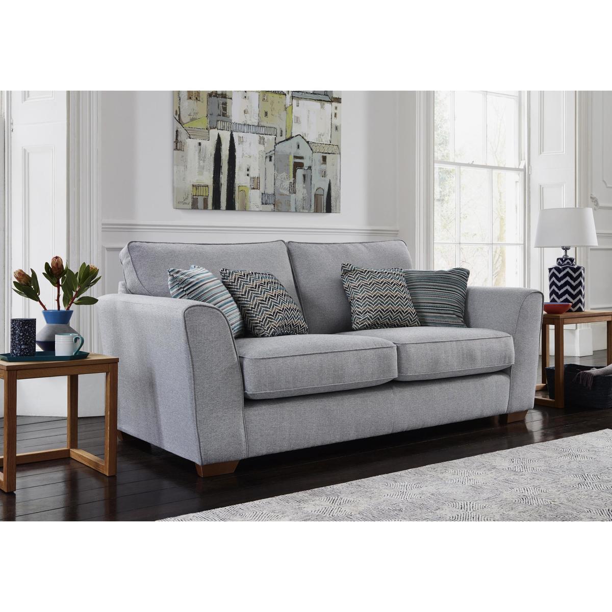 High Street Oxford Street 2 Seater Fabric Sofa - Beige - By Furniture Village – image 2