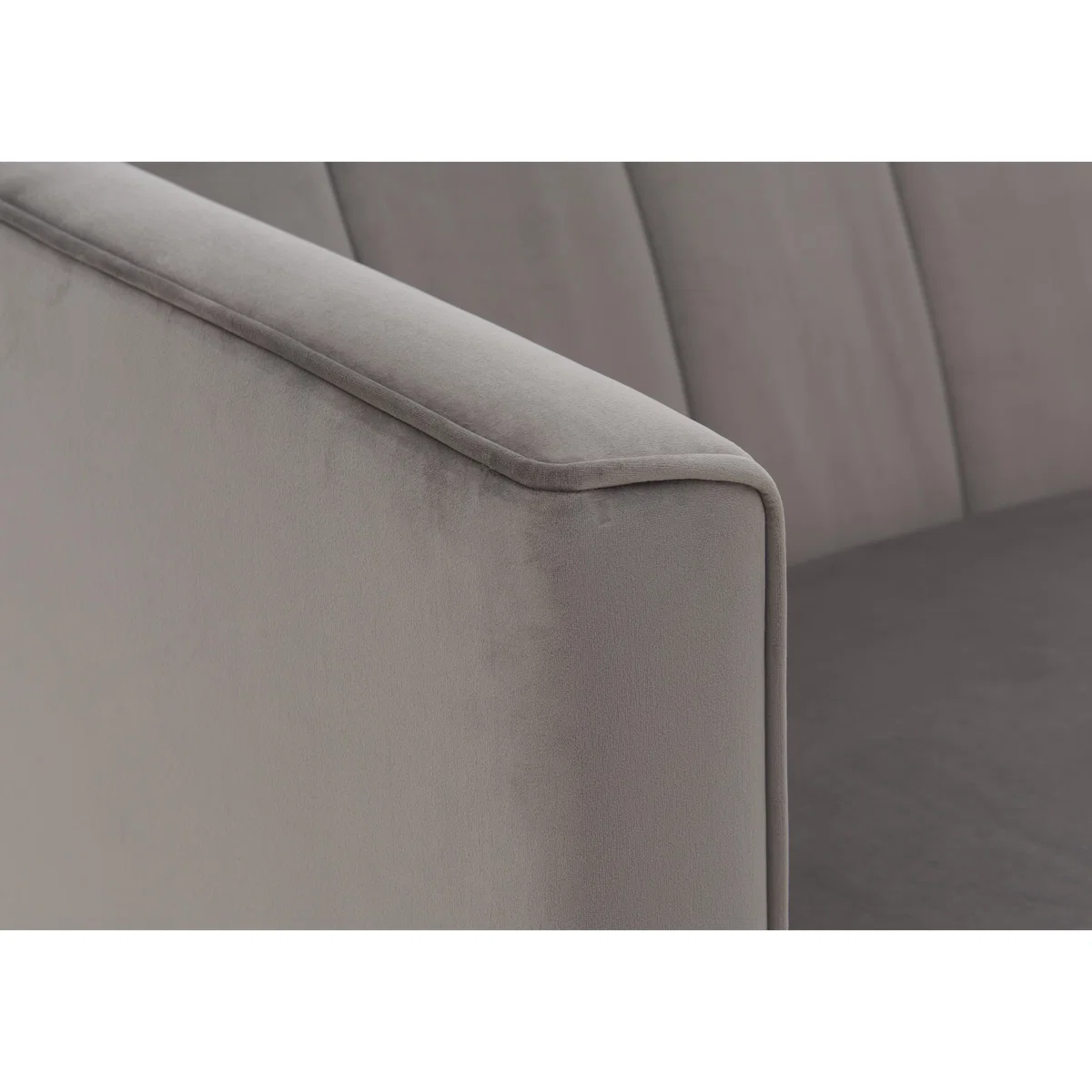 Lace Market 3 Seater Fabric Sofa - Grey – image 3