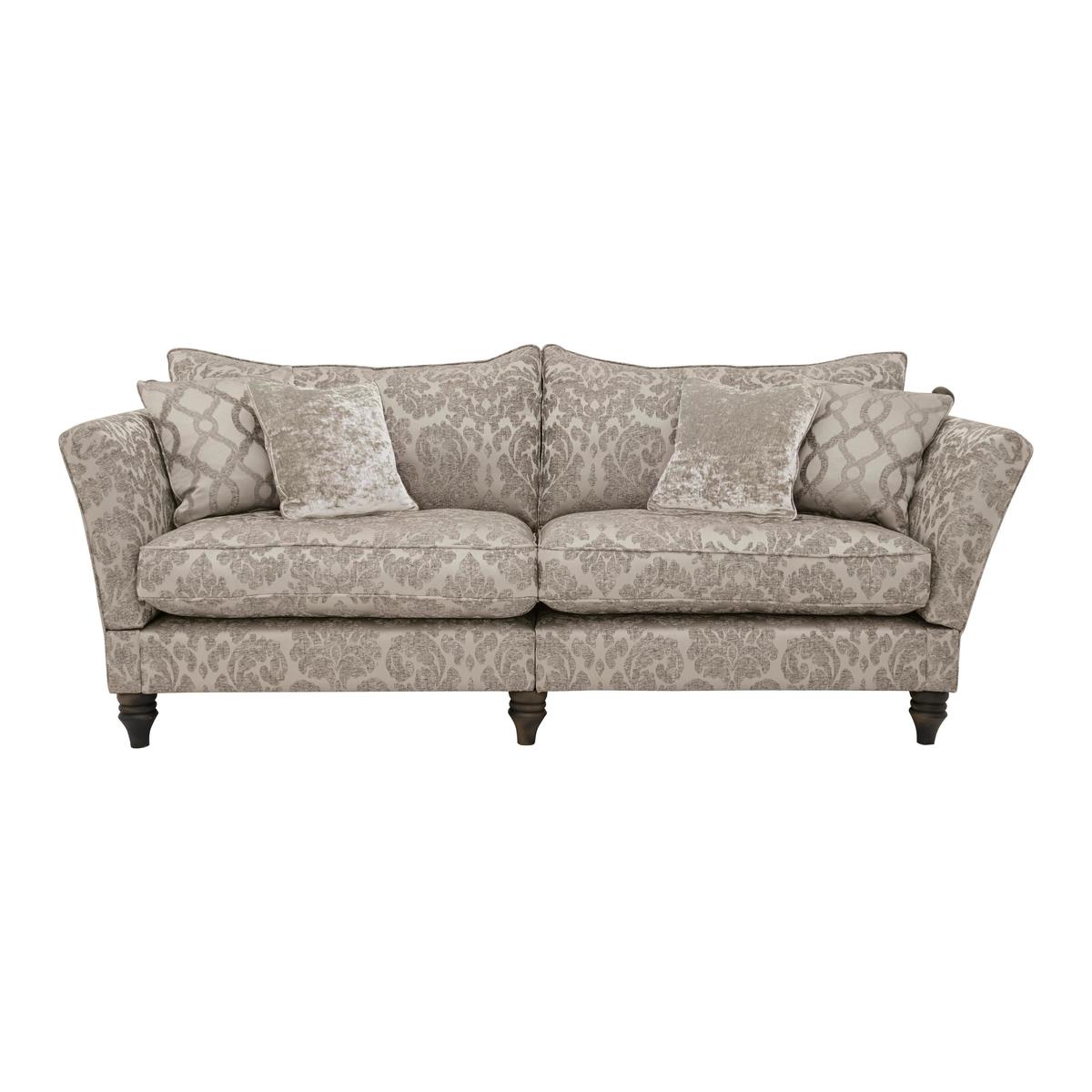 Kensington 3 Seater Fabric Sofa - Gold - By Furniture Village – image 1