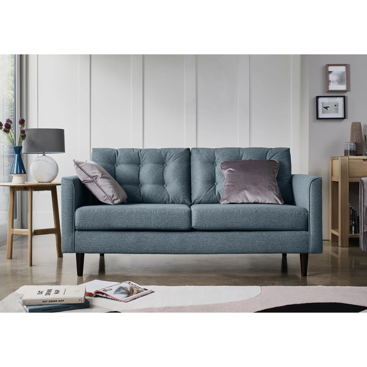 Brick Lane 3 Seater Fabric Sofa - Yellow – image 2