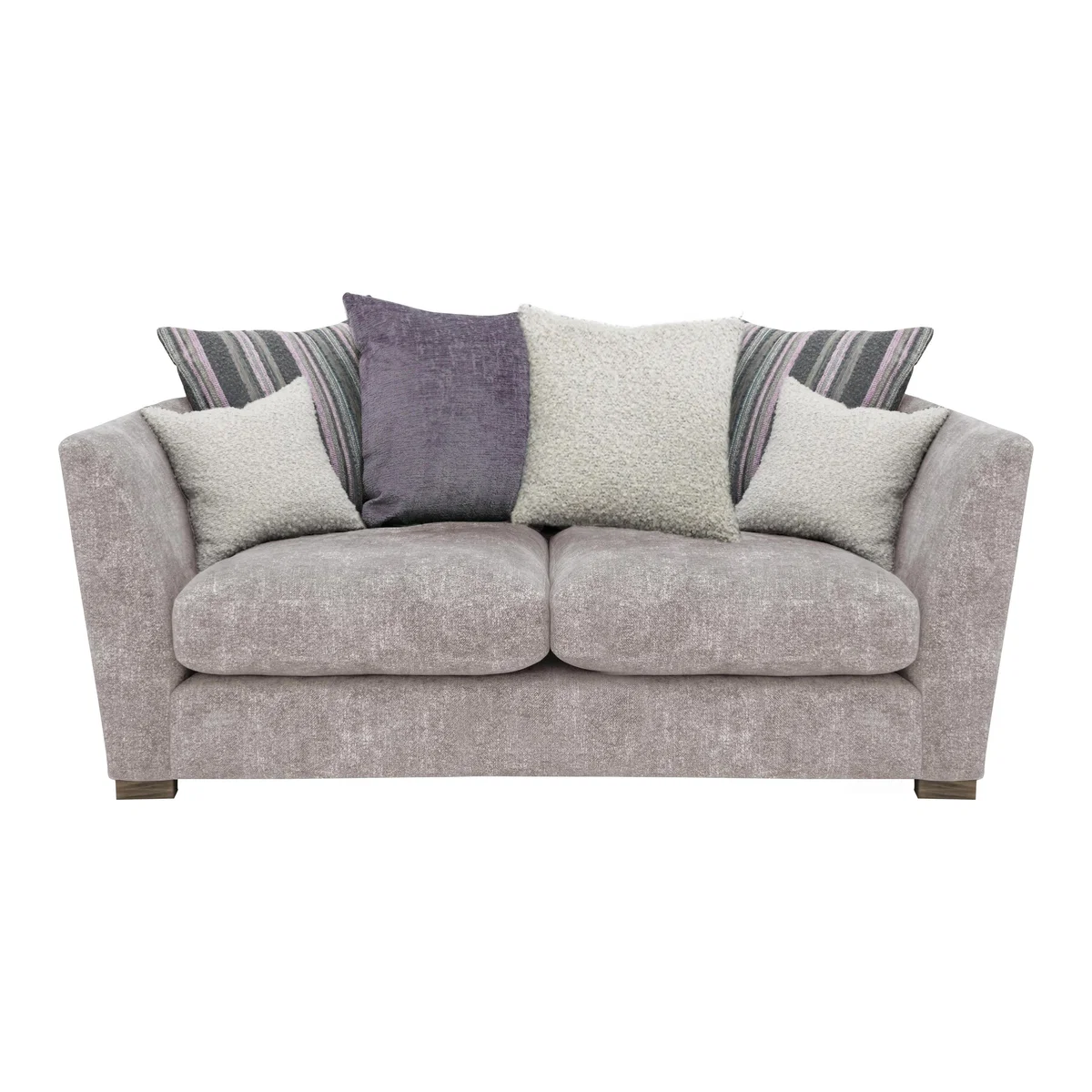 Nautical 2 Seater Scatter Back Sofa - Silver