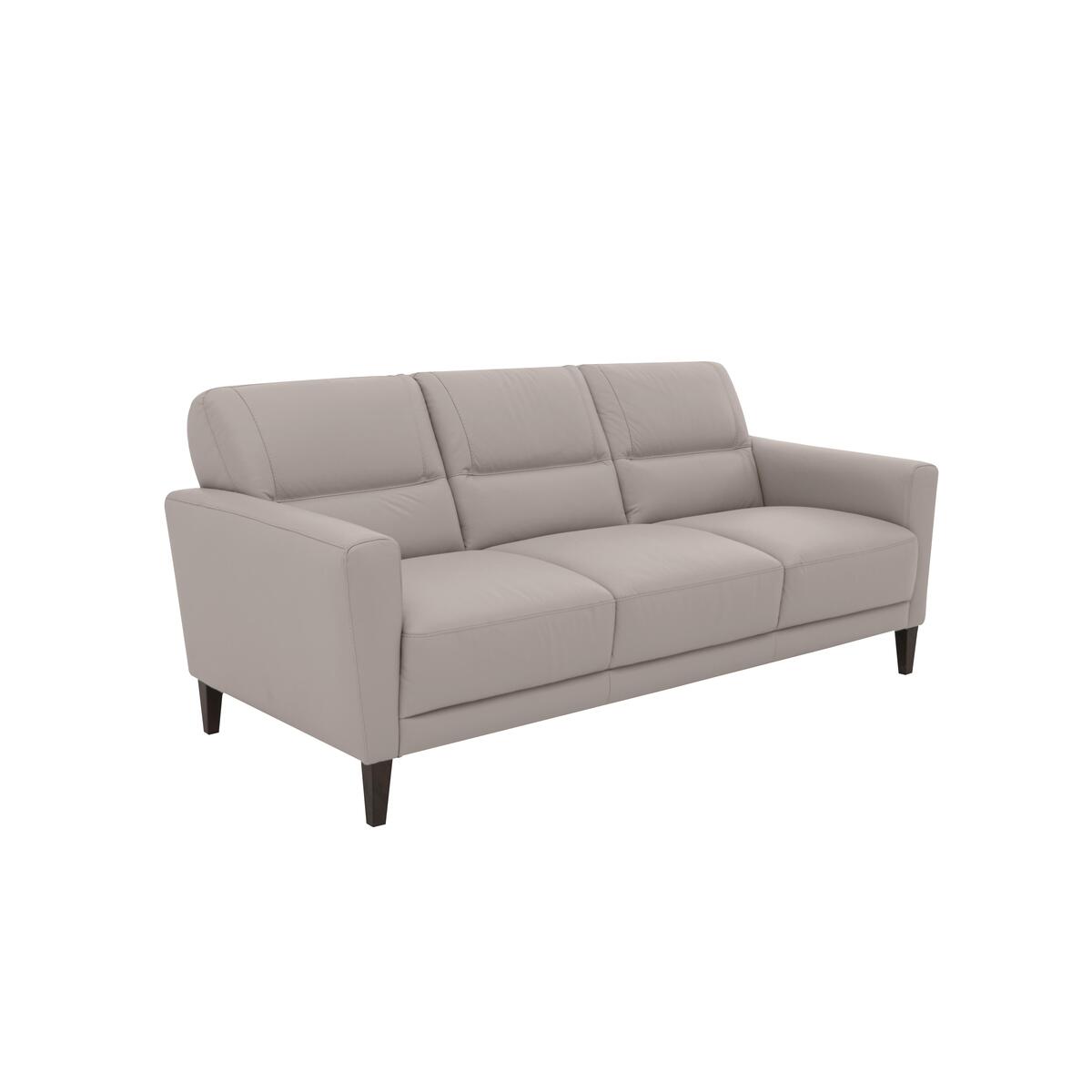 Versano Leather 3 Seater Sofa - Grey – image 4