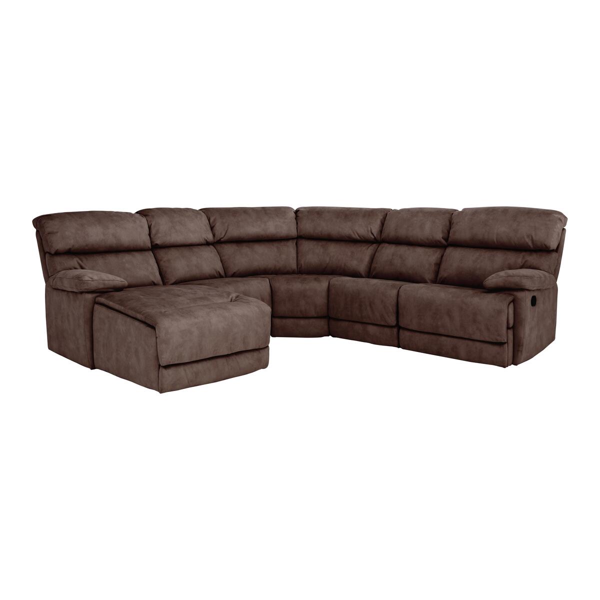 Cupola Fabric Recliner Corner Sofa