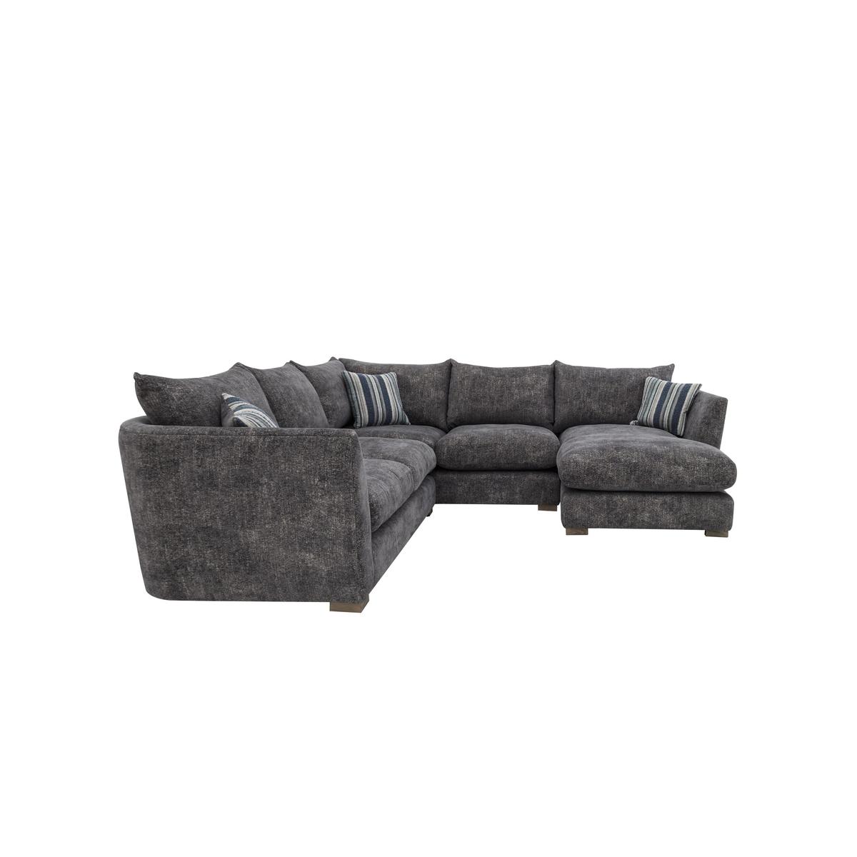 Nautical Large Classic Back Chaise Corner Sofa - By Furniture Village – image 4